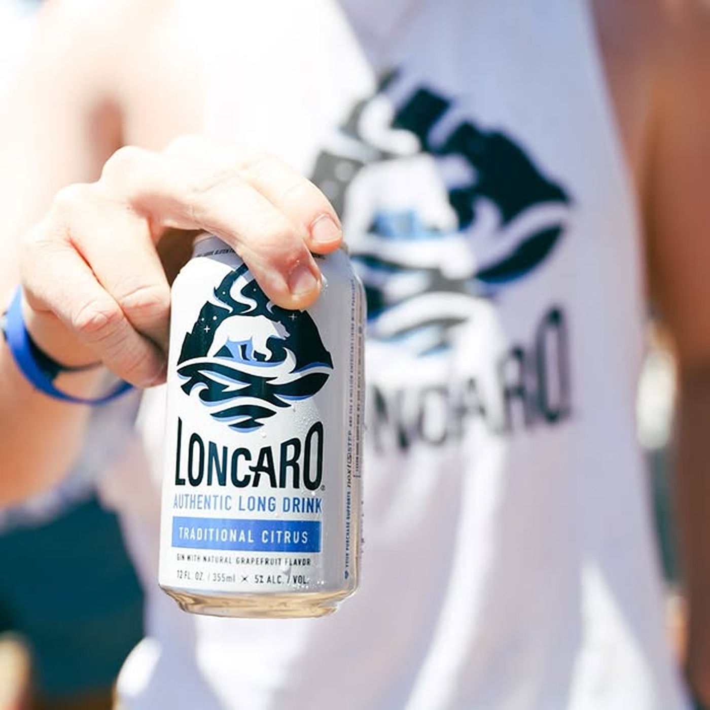 Man hold can