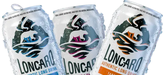 3 cans of Loncaro in a variety of flavors